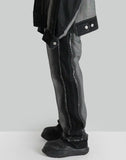 FENG CHEN WANG - RAW EDGE PATCHWORK TROUSERS - 082plus