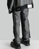 FENG CHEN WANG - RAW EDGE PATCHWORK TROUSERS - 082plus