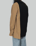 FENG CHEN WANG - SHIRT PANELLED SWEATSHIRT - 082plus
