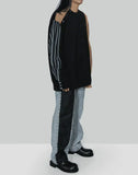 FENG CHEN WANG - SHIRT PANELLED SWEATSHIRT - 082plus