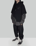 FENG CHEN WANG - SHIRTING PANELLED HOODIE - 082plus