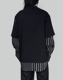 FENG CHEN WANG - SHIRTING PANELLED SWEATER - 082plus