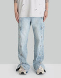 FENG CHEN WANG - SIDE RELEASE DENIM PANTS - 082plus