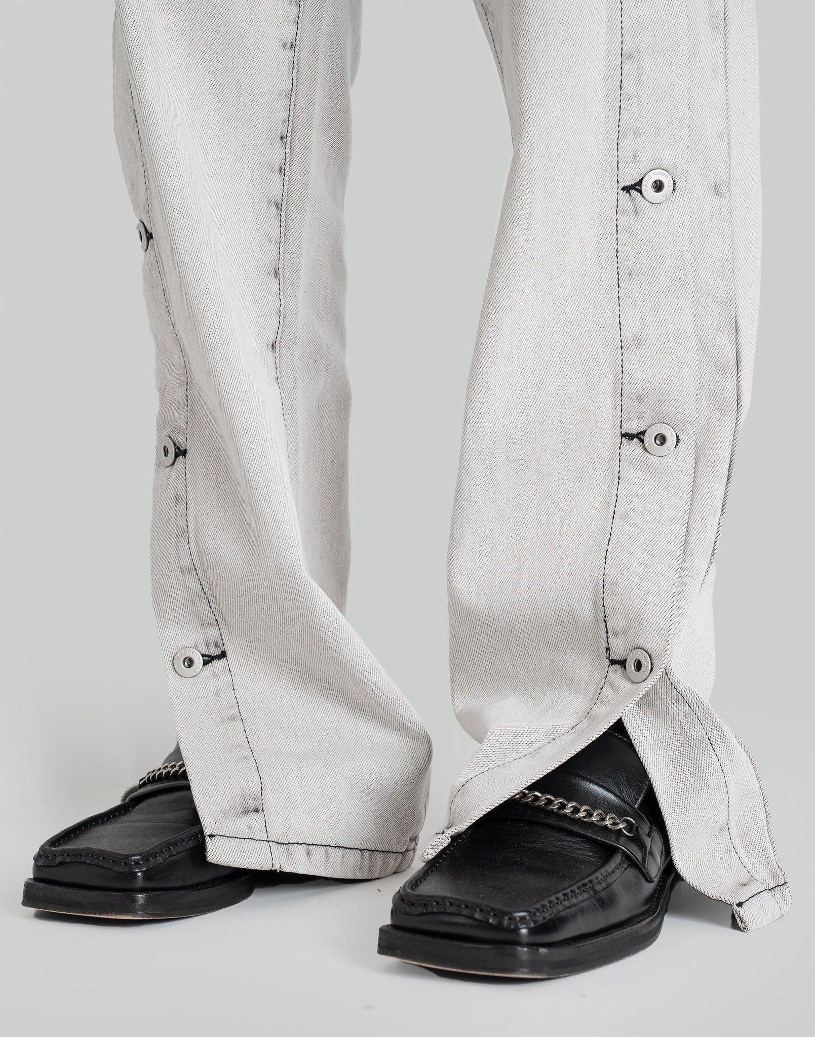FENG CHEN WANG - SIDE RELEASE DENIM PANTS - 082plus