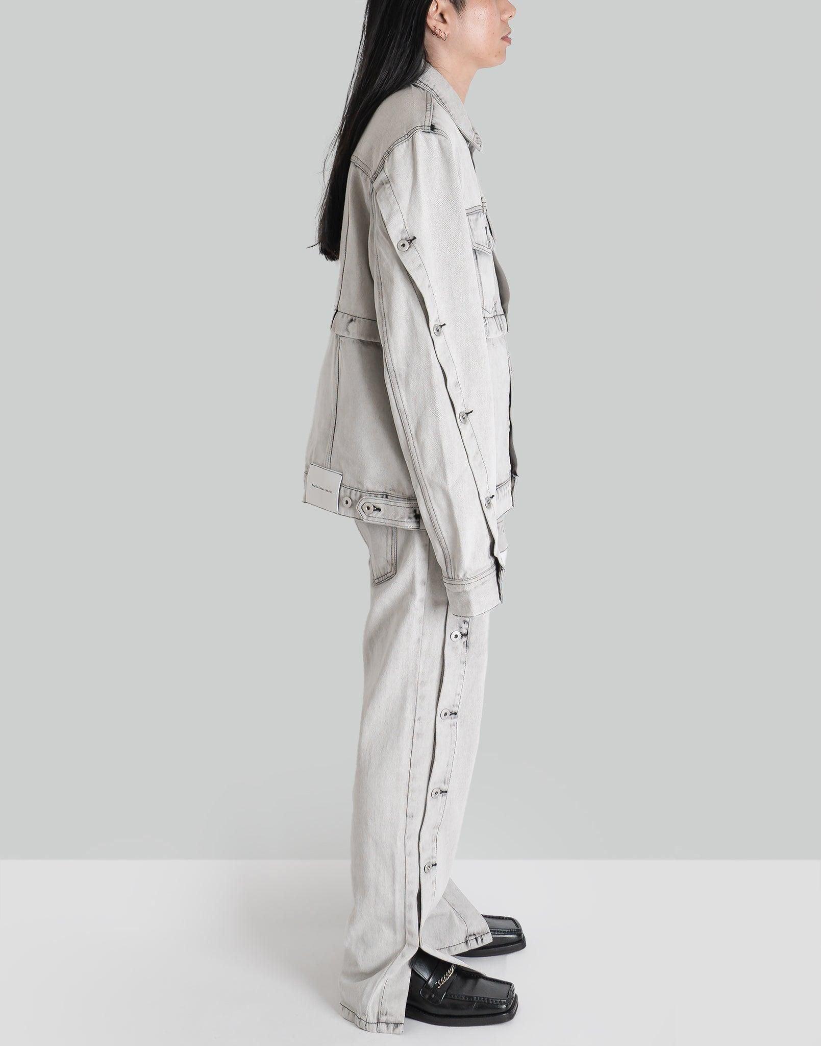 FENG CHEN WANG - SIDE RELEASE DENIM PANTS - 082plus
