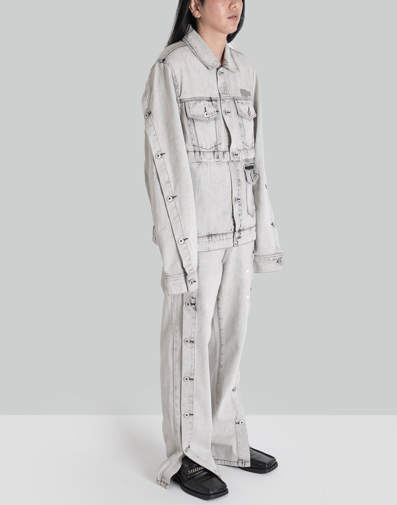 FENG CHEN WANG - SIDE RELEASE DENIM PANTS - 082plus