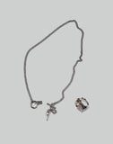 FENG CHEN WANG - STEEL RING NECKLACE - 082plus