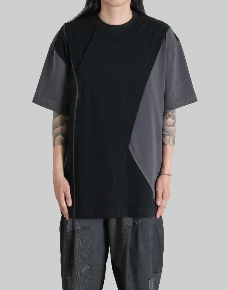FENG CHEN WANG - STITCHING DECONSTRUCTED T-SHIRT - 082plus