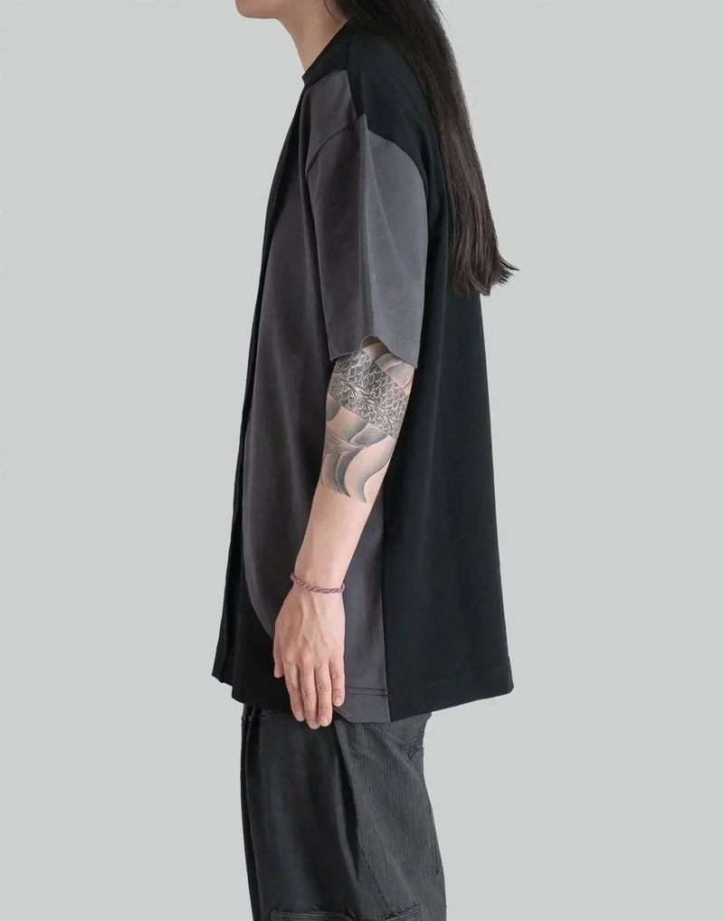 FENG CHEN WANG - STITCHING DECONSTRUCTED T-SHIRT - 082plus