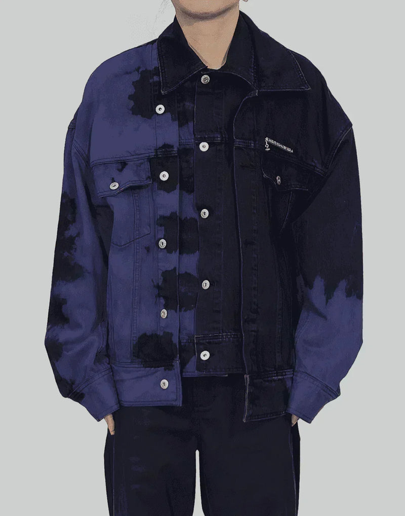 FENG CHEN WANG - TIE DYE DENIM JACKET - 082plus