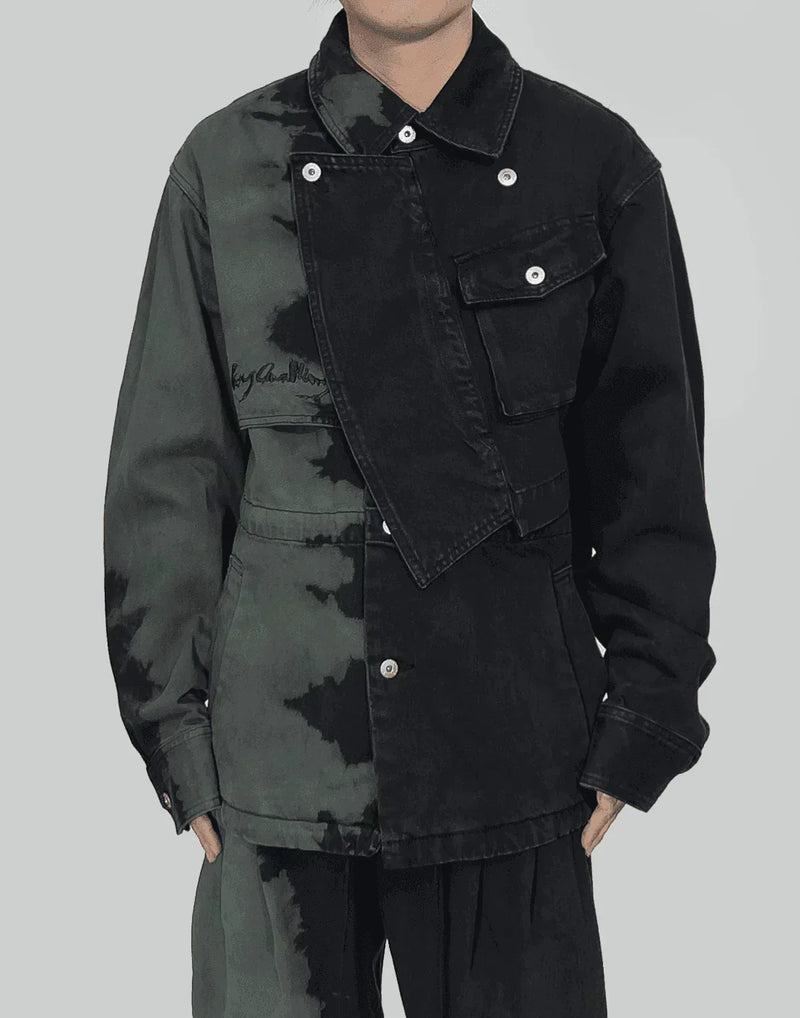 FENG CHEN WANG - TIE DYE DENIM JACKET - 082plus