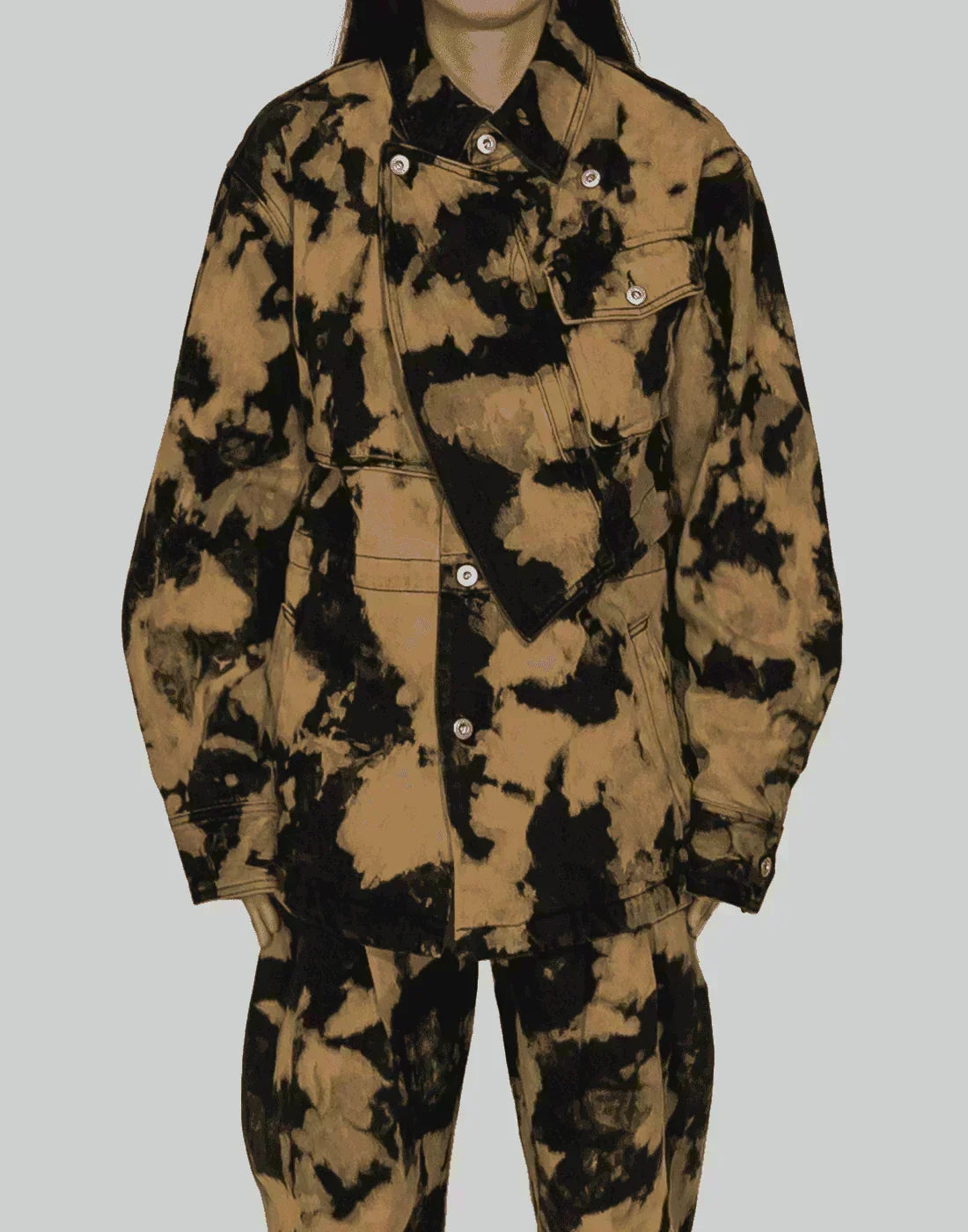 FENG CHEN WANG - TIE-DYE DENIM JACKET - 082plus