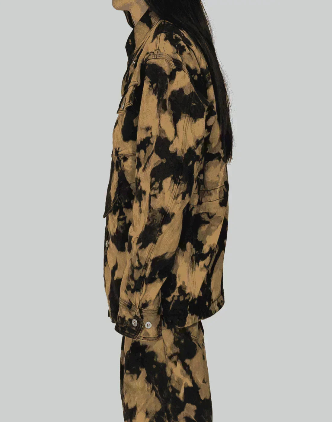 FENG CHEN WANG - TIE-DYE DENIM JACKET - 082plus