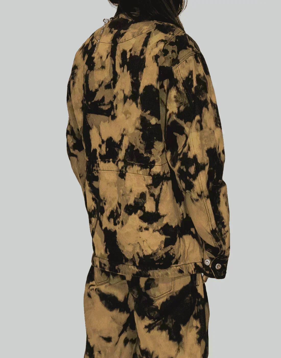 FENG CHEN WANG - TIE-DYE DENIM JACKET - 082plus