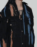 FENG CHEN WANG - TIE-DYED DENIM JACKET - 082plus