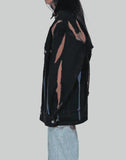 FENG CHEN WANG - TIE-DYED DENIM JACKET - 082plus