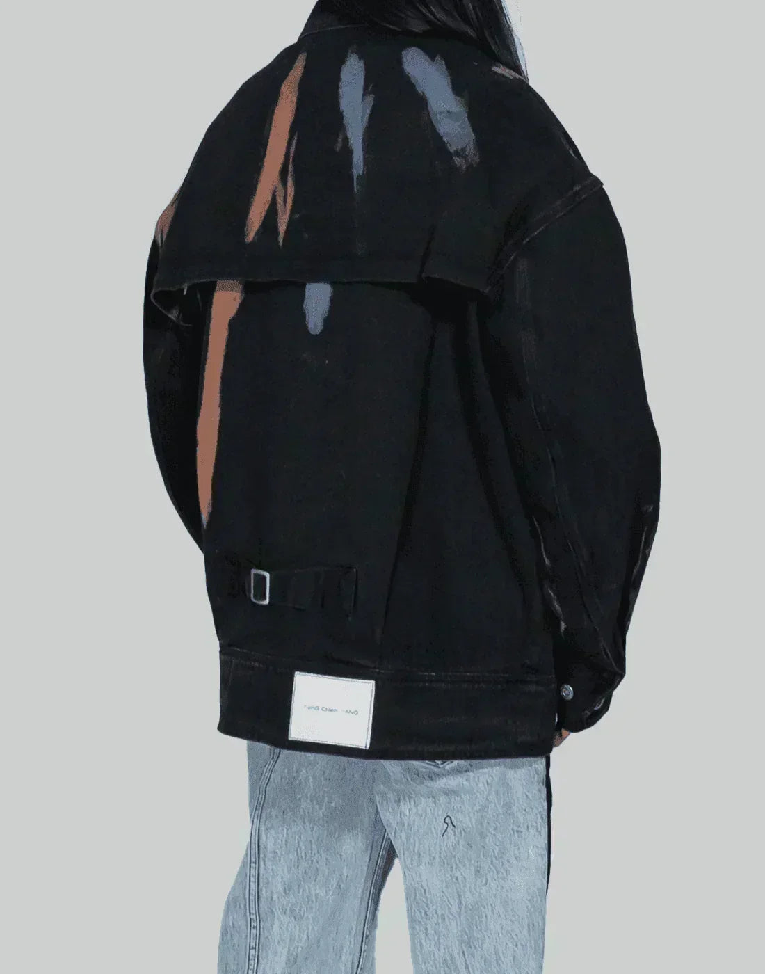 FENG CHEN WANG - TIE-DYED DENIM JACKET - 082plus