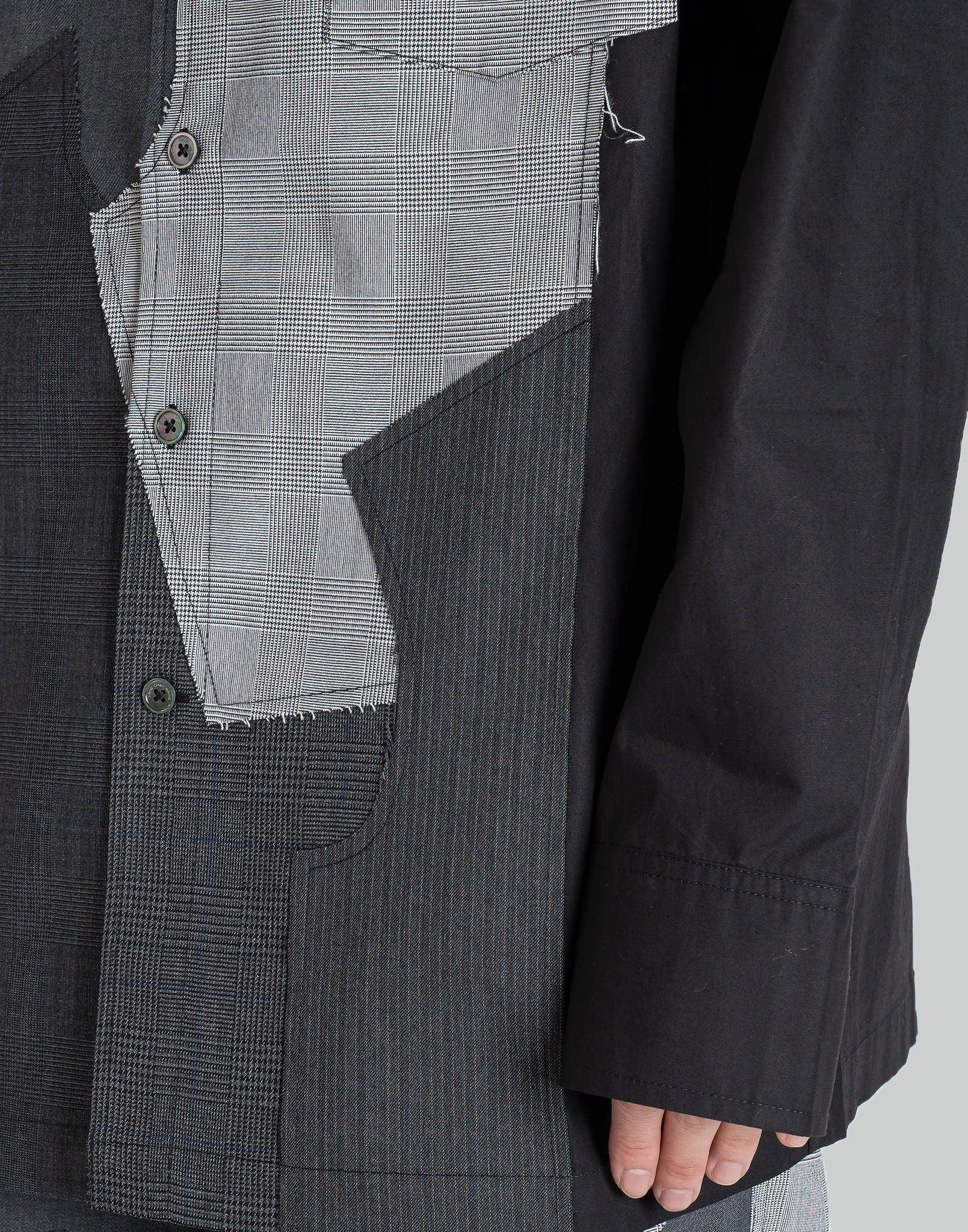 FENG CHEN WANG - WOOLEN STITCHING SHIRT - 082plus