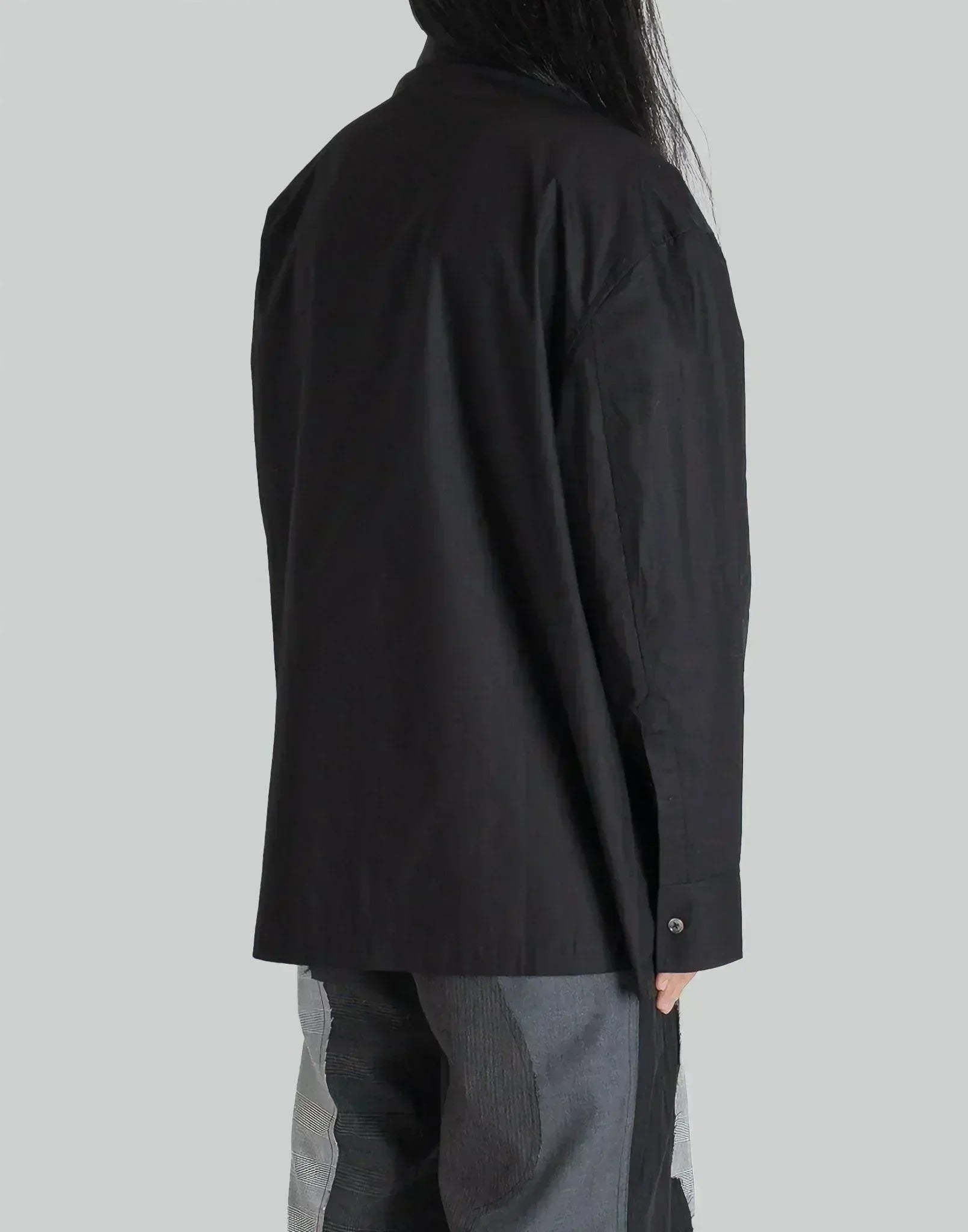 FENG CHEN WANG - WOOLEN STITCHING SHIRT - 082plus