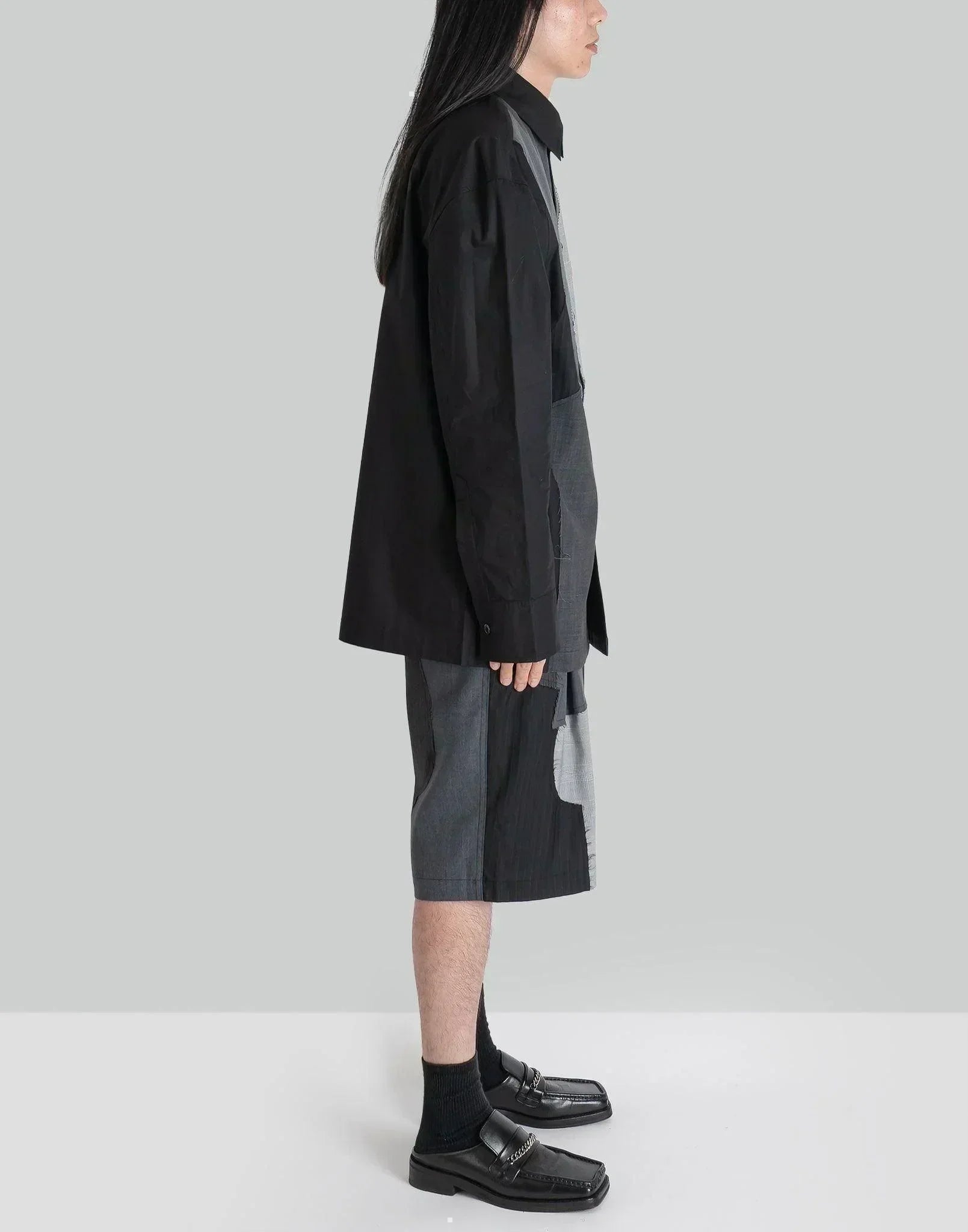 FENG CHEN WANG - WOOLEN STITCHING SHIRT - 082plus