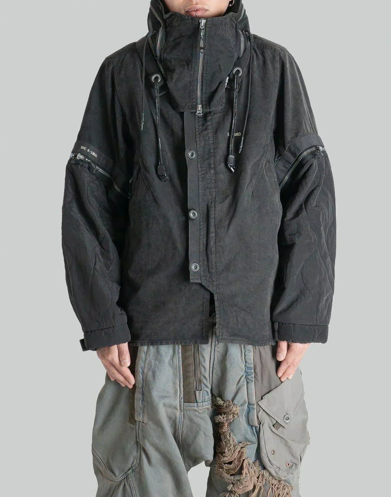 HAMCUS - AS / WASTELAND WALKER CONVERTIBLE DENIM JACKET - 082plus