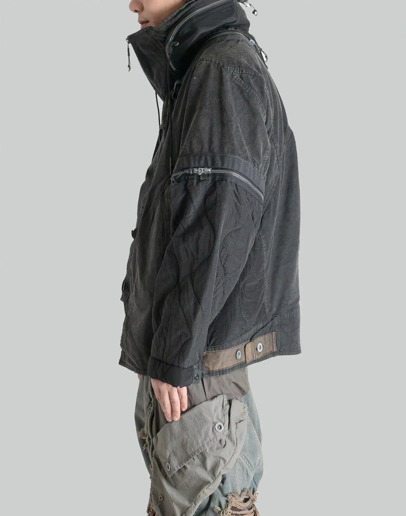 HAMCUS - AS / WASTELAND WALKER CONVERTIBLE DENIM JACKET - 082plus