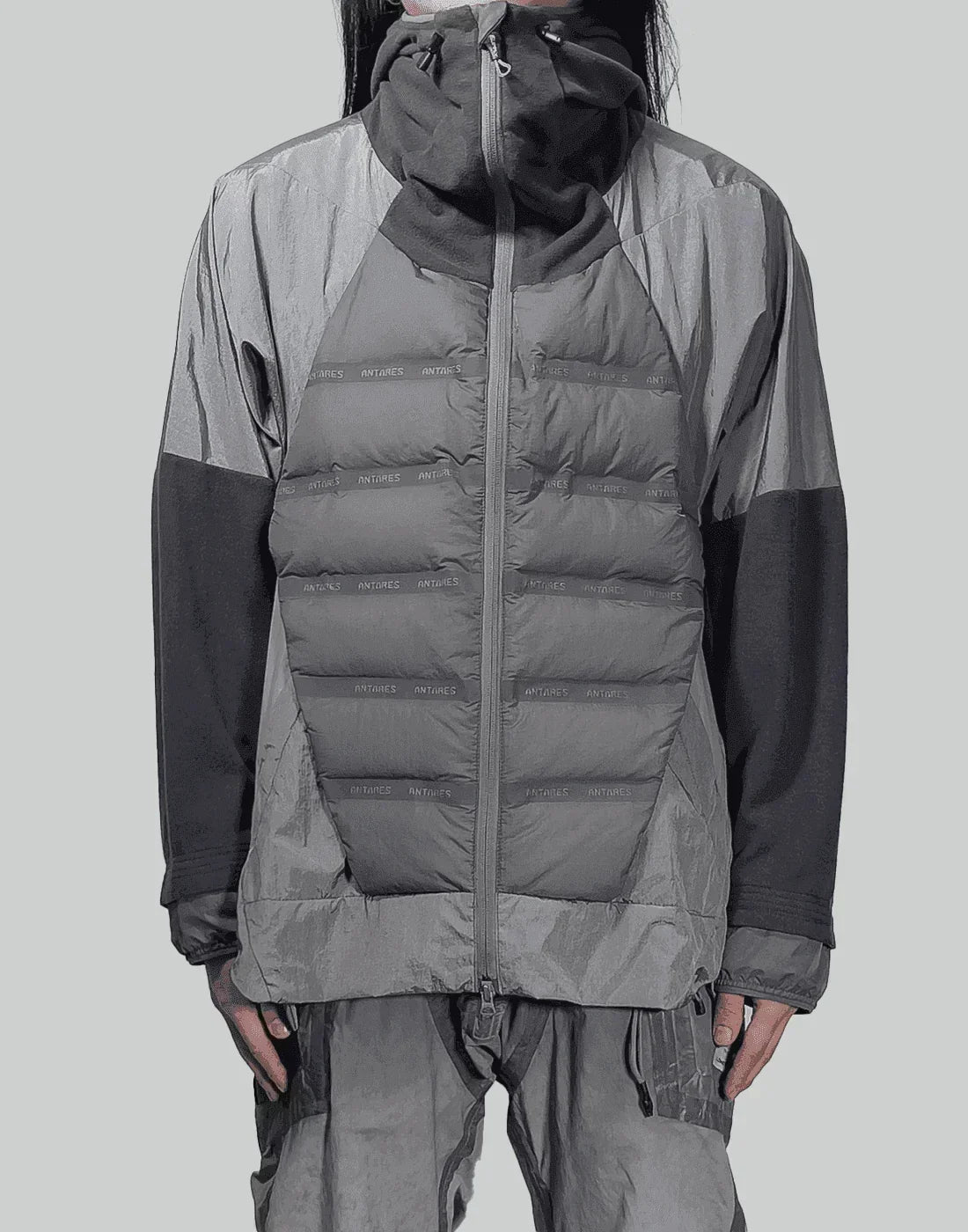 HAMCUS - DF PANEL ZIP-UP HOODIE - 082plus