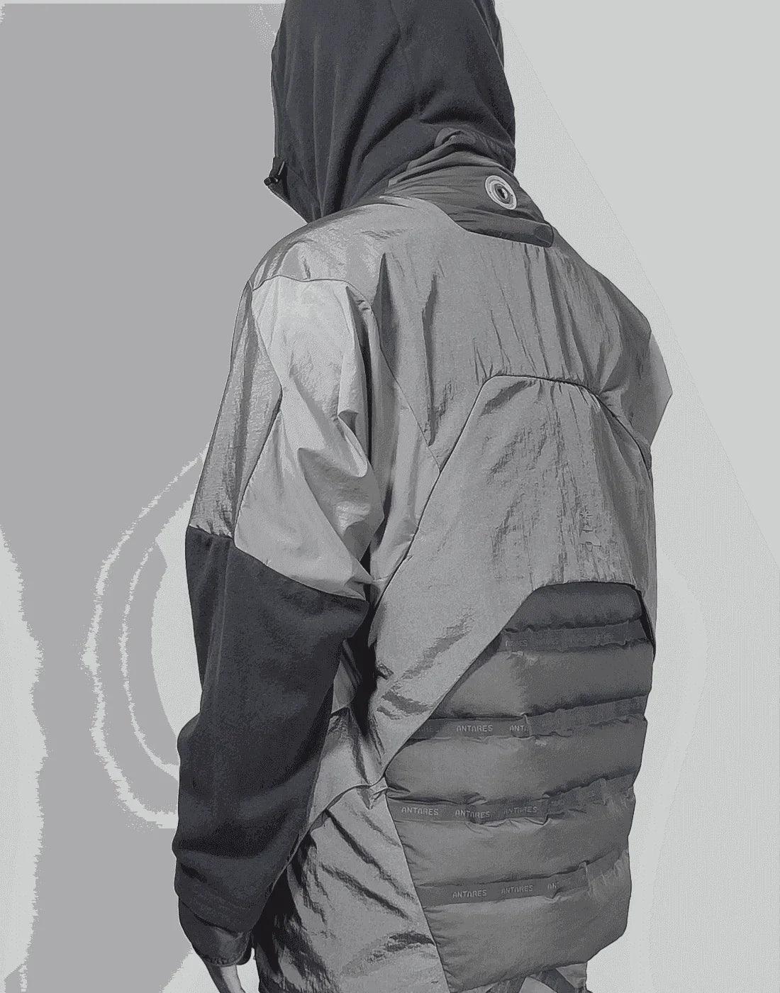 HAMCUS - DF PANEL ZIP-UP HOODIE - 082plus