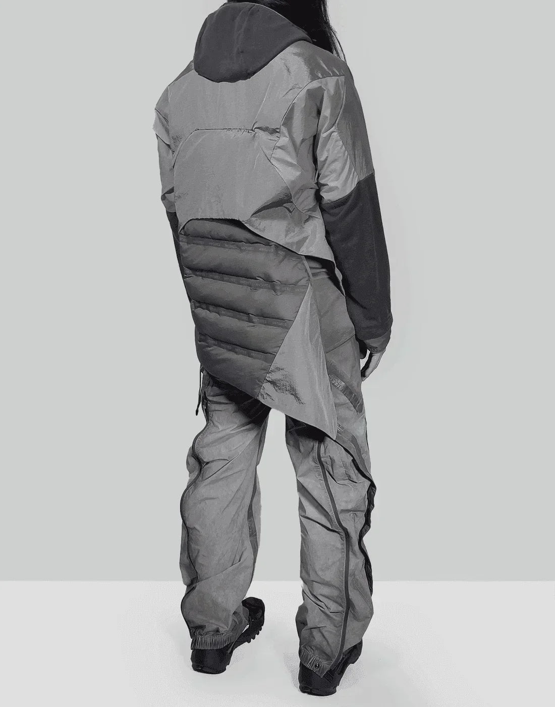 HAMCUS - DF PANEL ZIP-UP HOODIE - 082plus