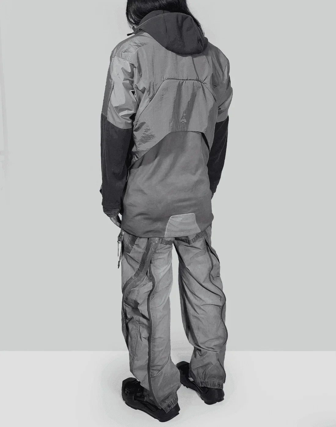 HAMCUS - DF PANEL ZIP-UP HOODIE - 082plus