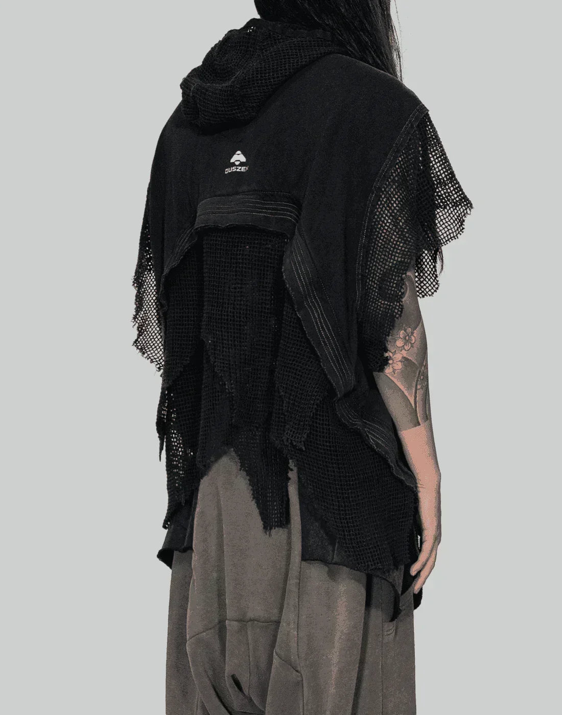 HAMCUS - EDGE VAGRANT / MESH HOODED PULLOVER - 082plus