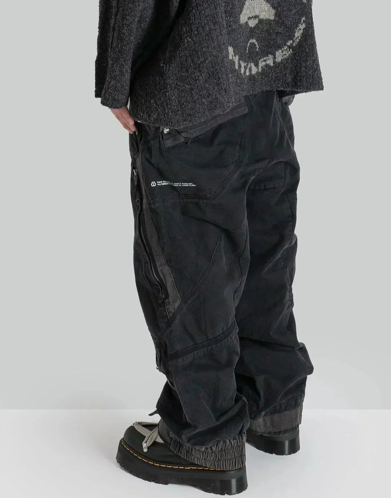 HAMCUS - ICS / VENT-PANEL CARGO DENIM PANTS - 082plus