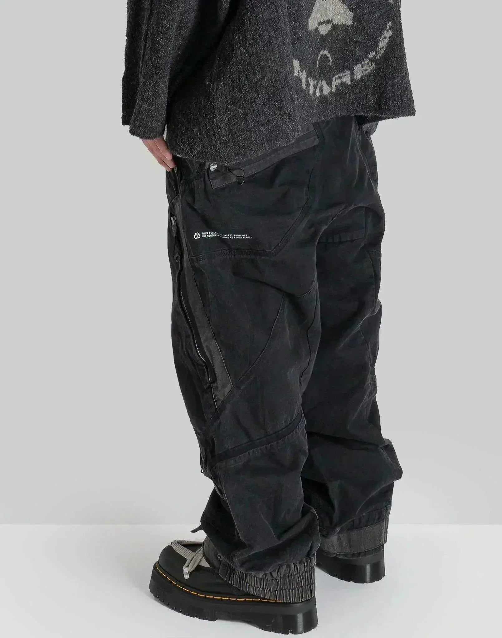 HAMCUS - ICS / VENT-PANEL CARGO DENIM PANTS - 082plus