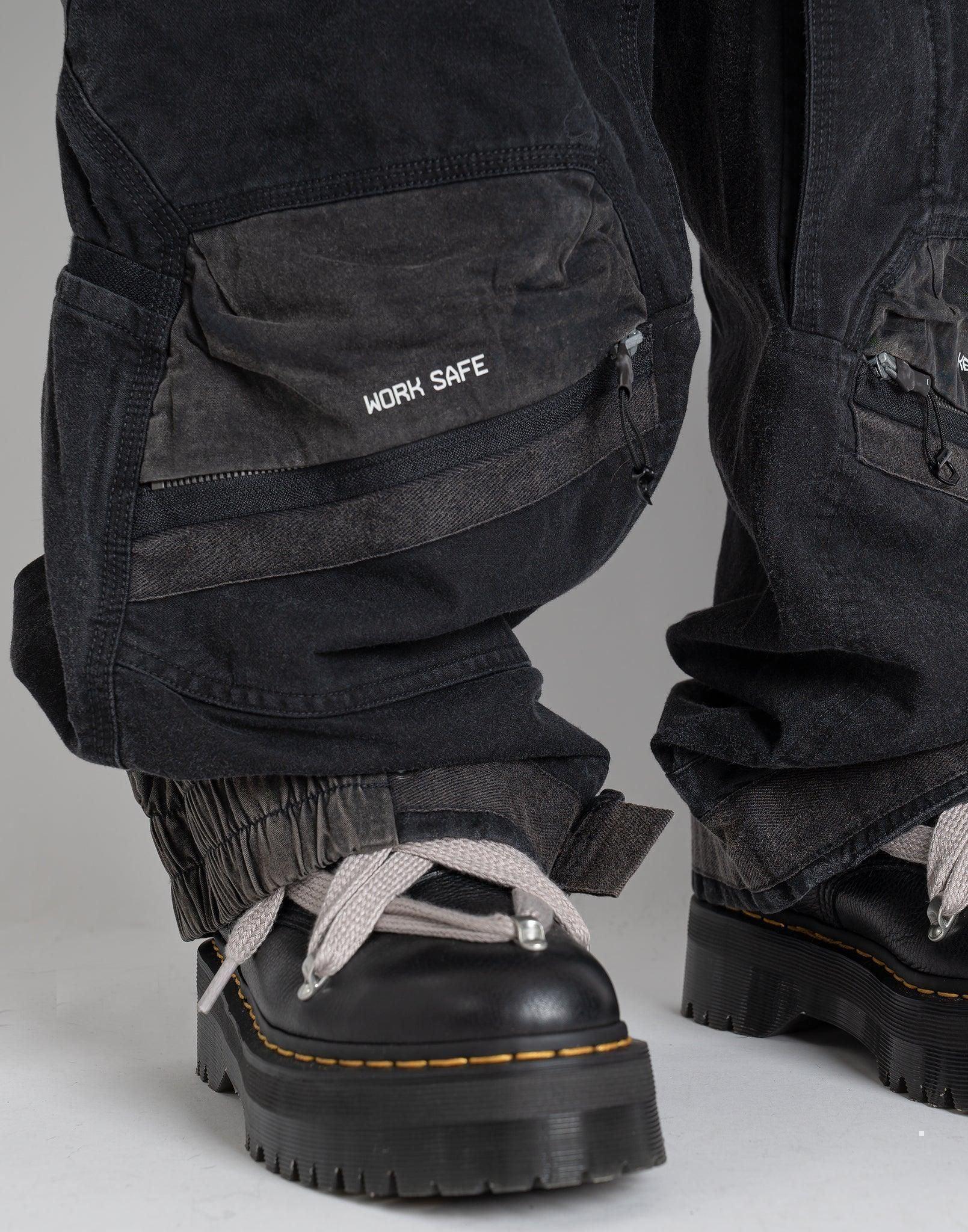HAMCUS - ICS / VENT-PANEL CARGO DENIM PANTS - 082plus