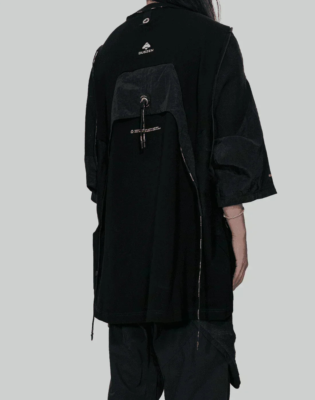 HAMCUS - MESH GP DRAWSTRING PULLOVER - 082plus