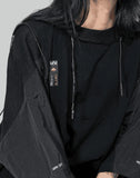 HAMCUS - MESH GP DRAWSTRING PULLOVER - 082plus