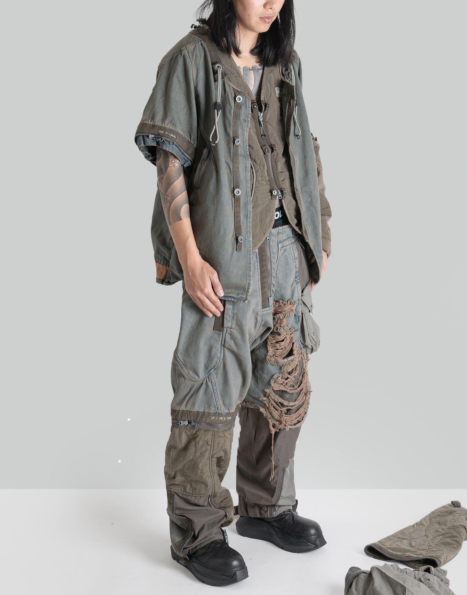 HAMCUS - OT / WASTELAND WALKER CONVERTIBLE DENIM JACKET - 082plus