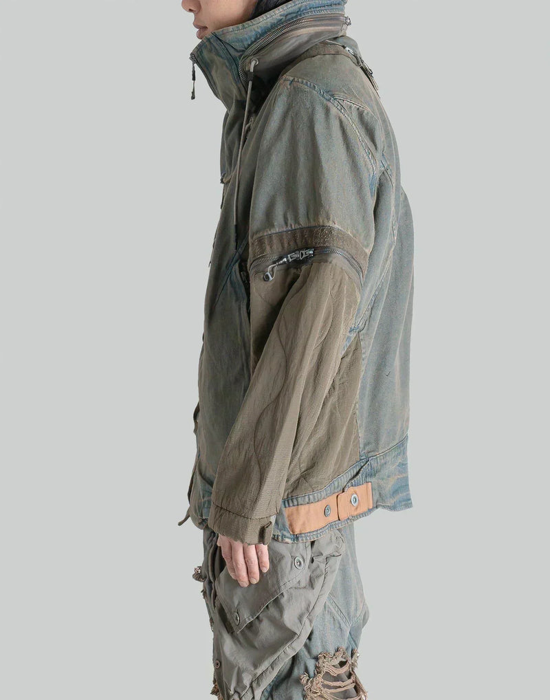 HAMCUS - OT / WASTELAND WALKER CONVERTIBLE DENIM JACKET - 082plus
