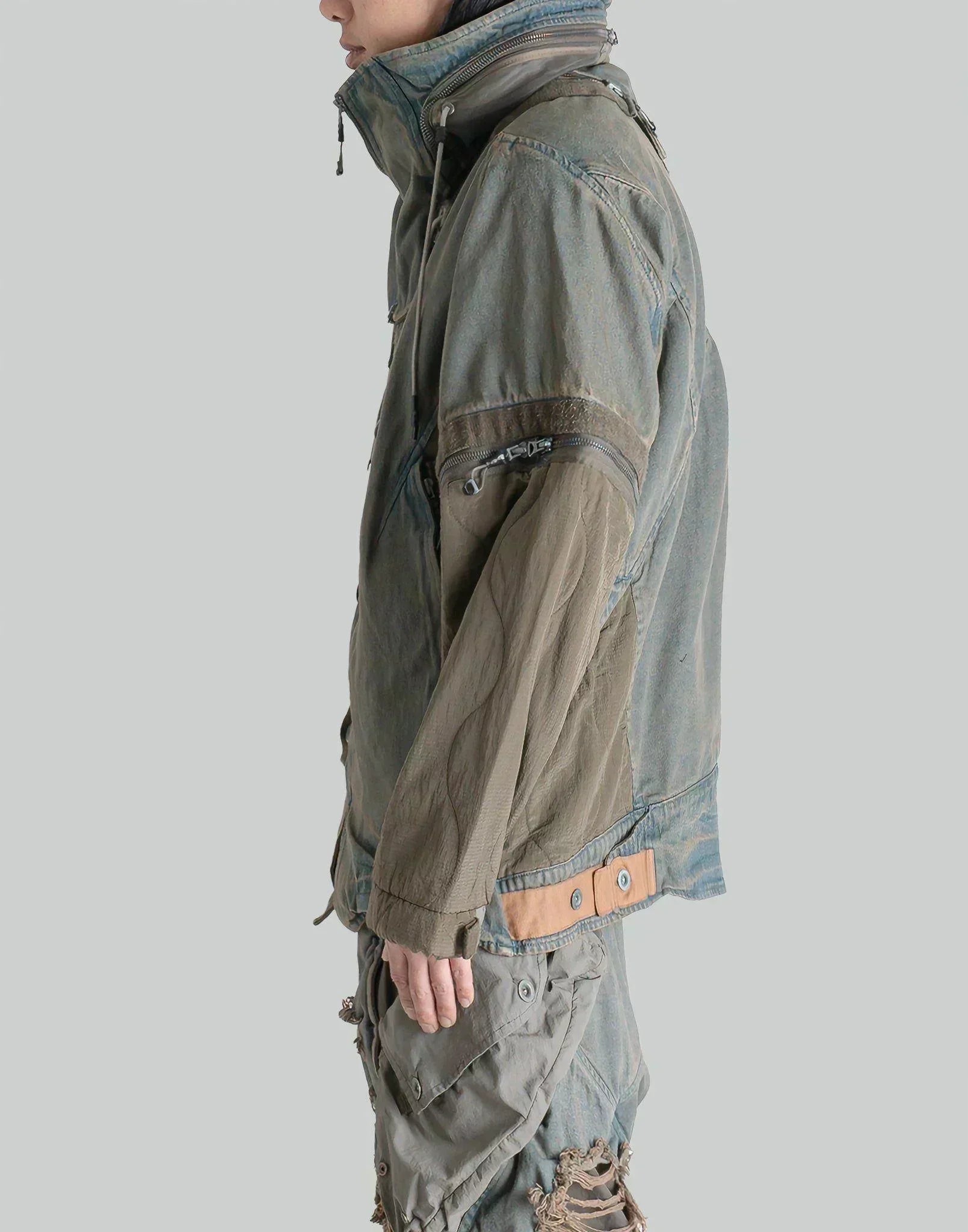 HAMCUS - OT / WASTELAND WALKER CONVERTIBLE DENIM JACKET - 082plus