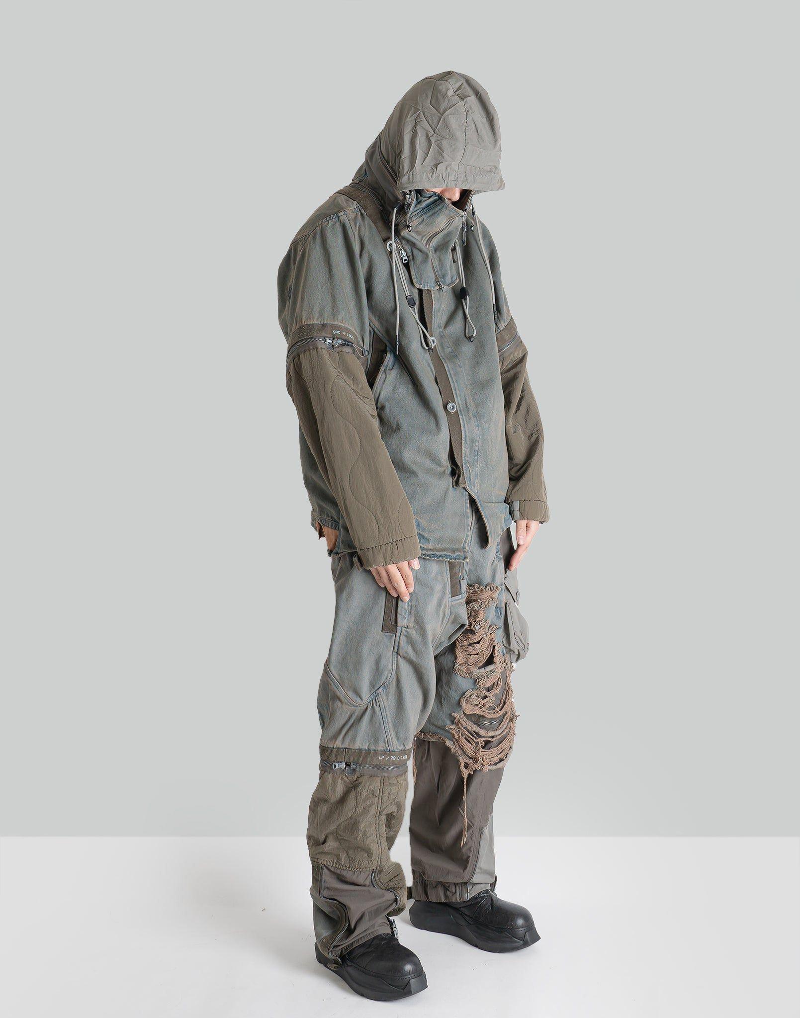 HAMCUS - OT / WASTELAND WALKER CONVERTIBLE DENIM JACKET - 082plus