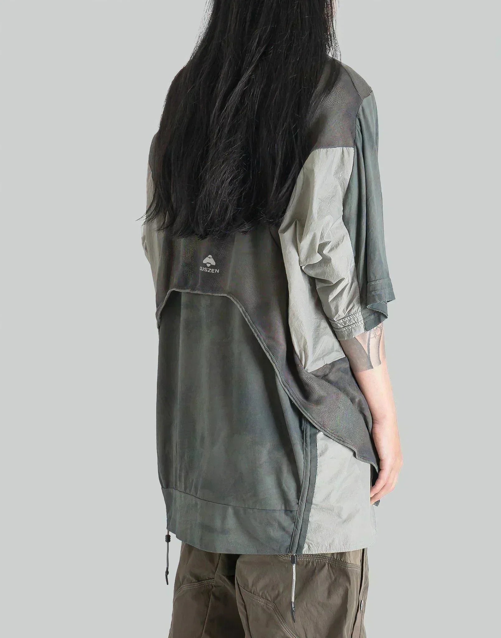 HAMCUS - Rustic Mesh-Perforated Workshirt - 082plus