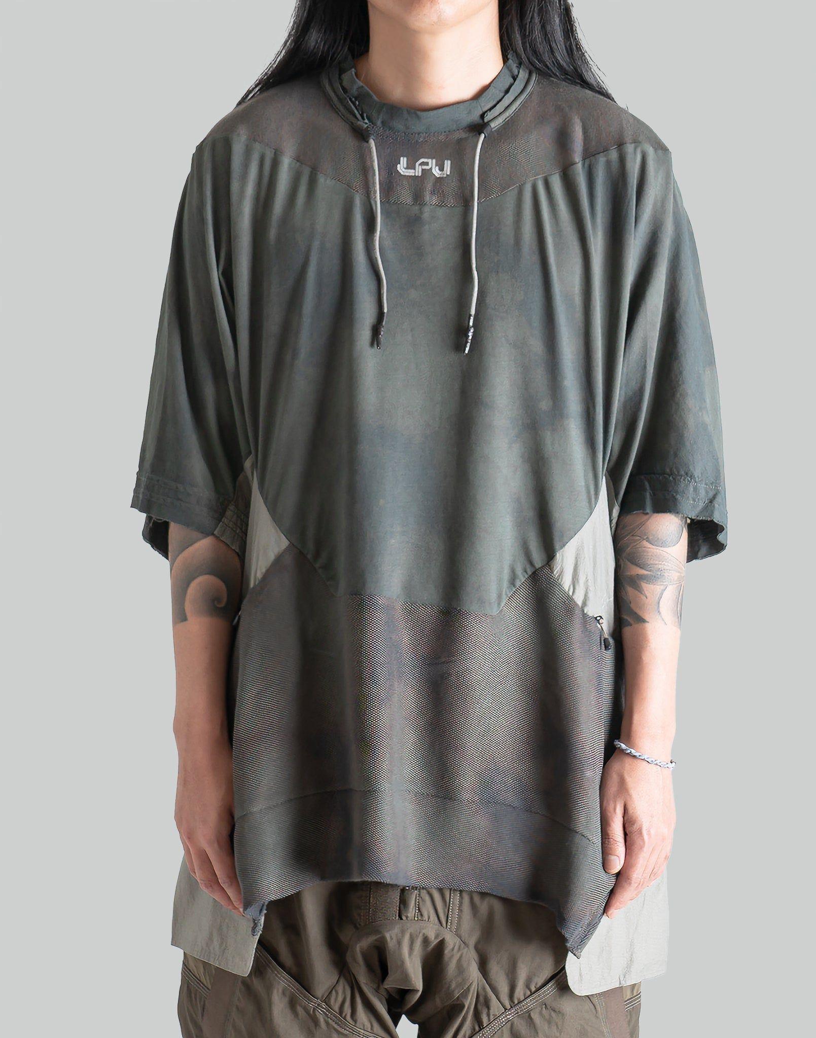 HAMCUS - Rustic Mesh-Perforated Workshirt - 082plus