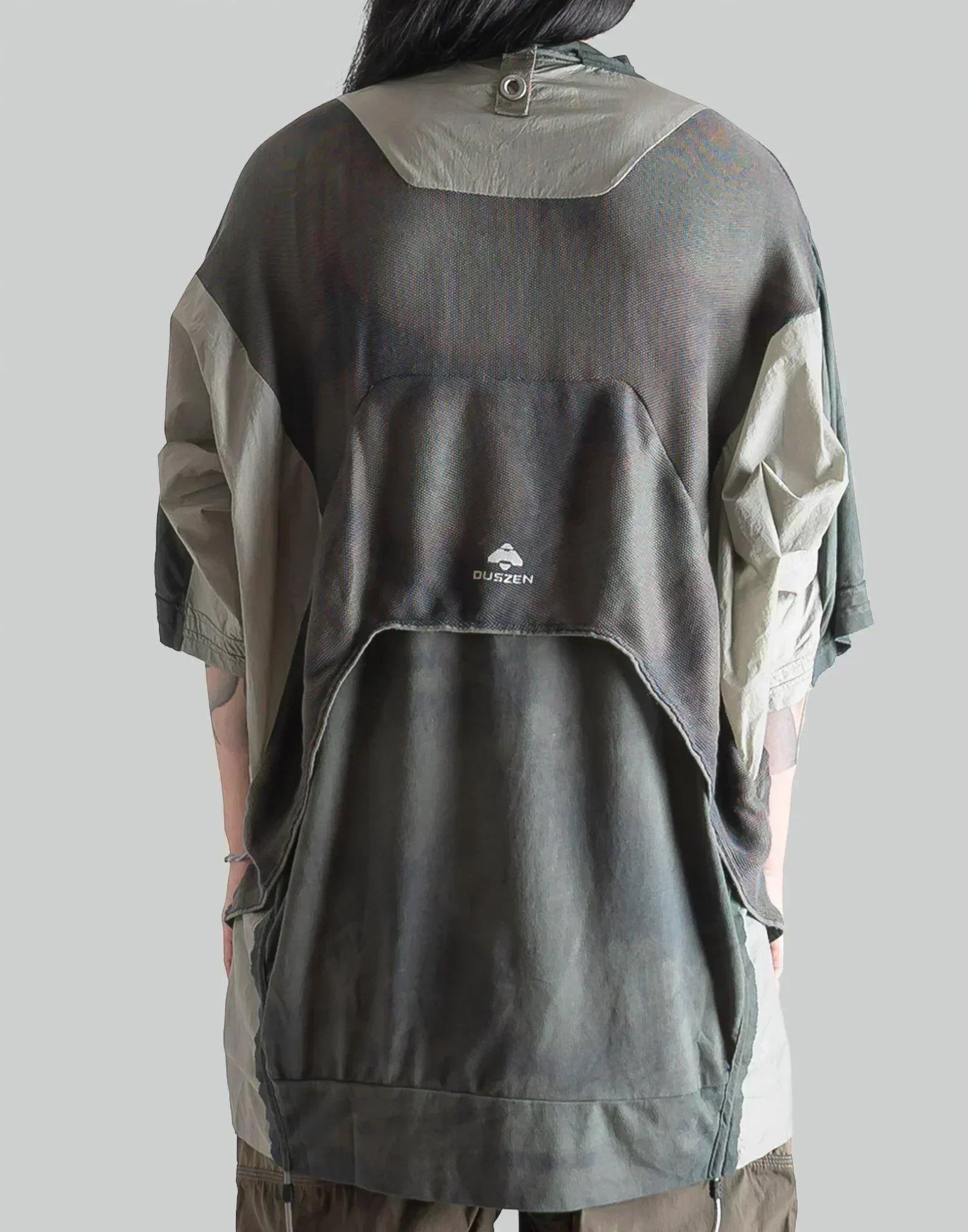 HAMCUS - Rustic Mesh-Perforated Workshirt - 082plus