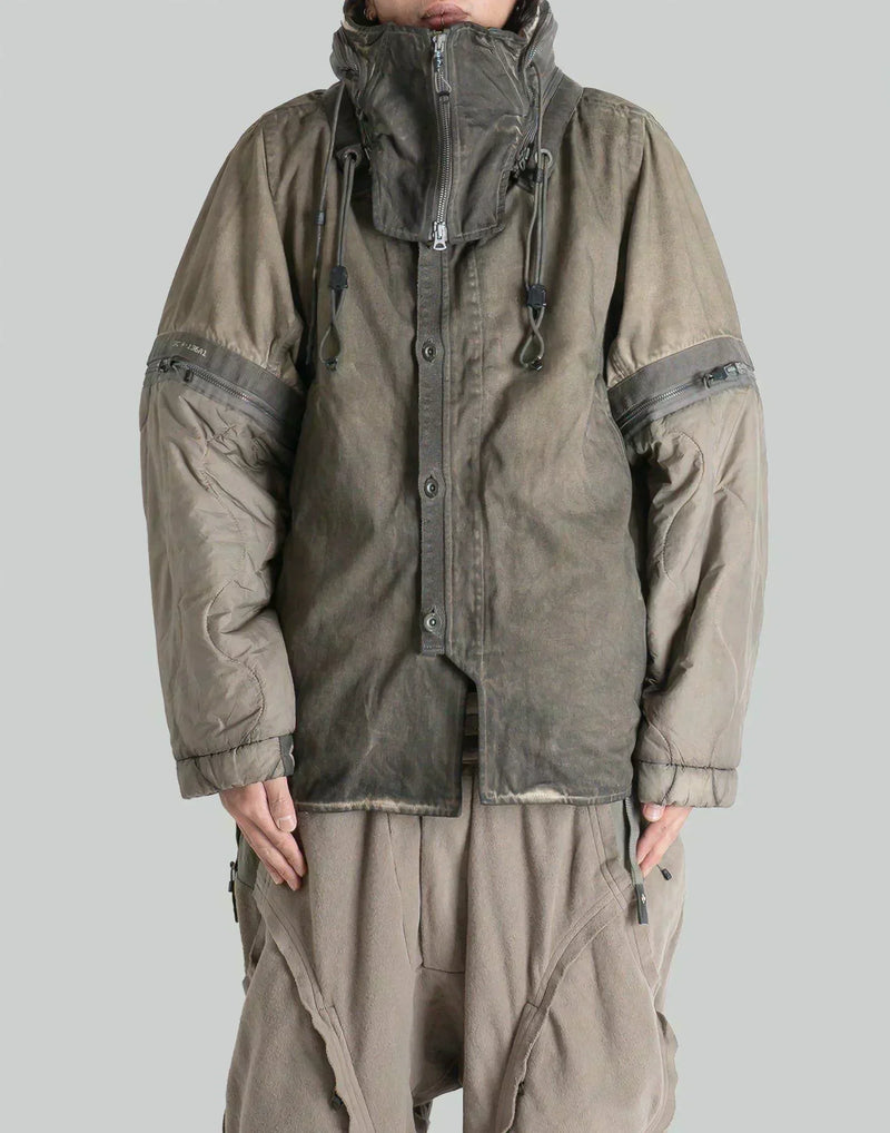 HAMCUS - SB / WASTELAND WALKER CONVERTIBLE DENIM JACKET - 082plus