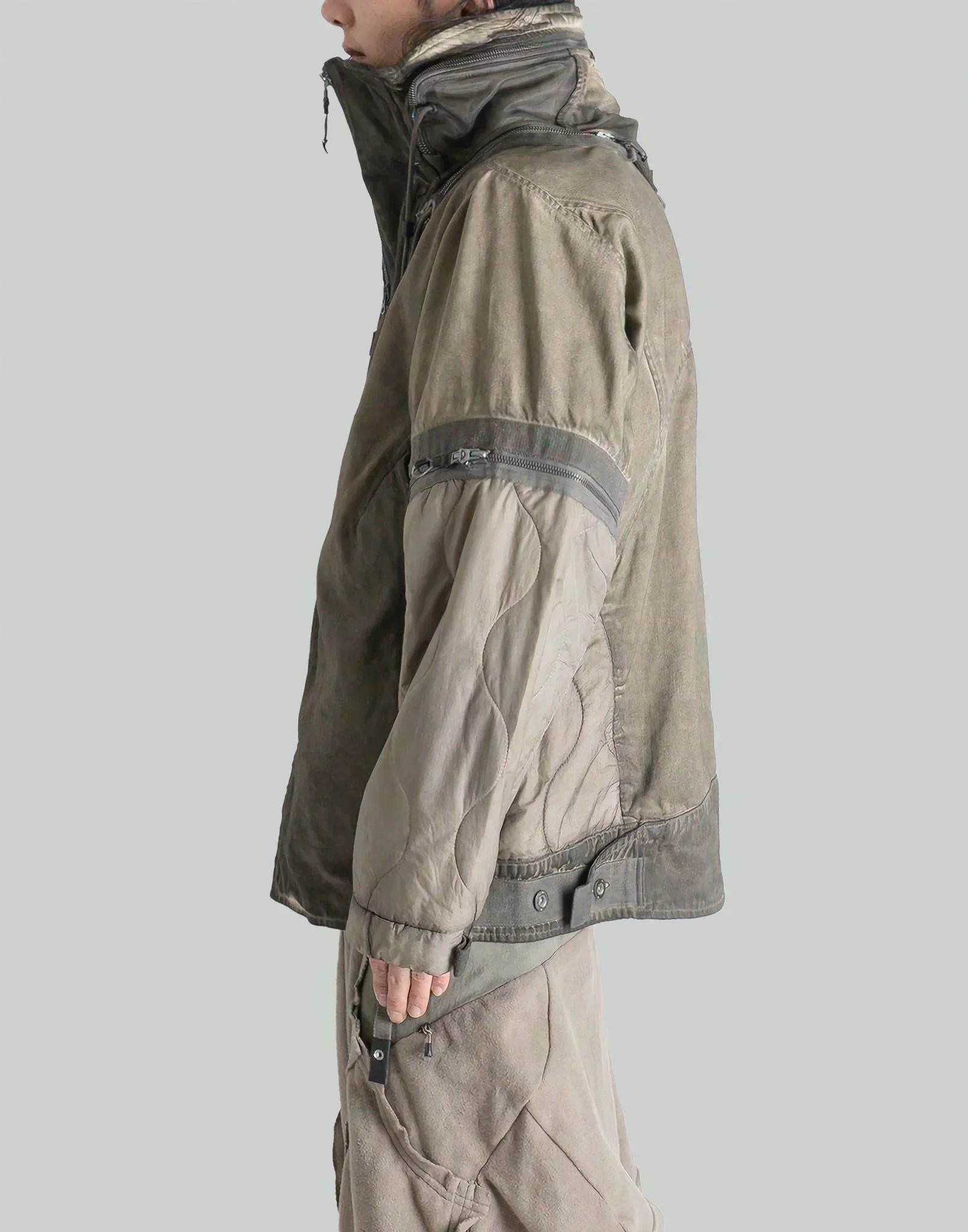 HAMCUS - SB / WASTELAND WALKER CONVERTIBLE DENIM JACKET - 082plus