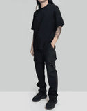 HELIOT EMIL - ANAMORPHIC CARGO PANTS - 082plus