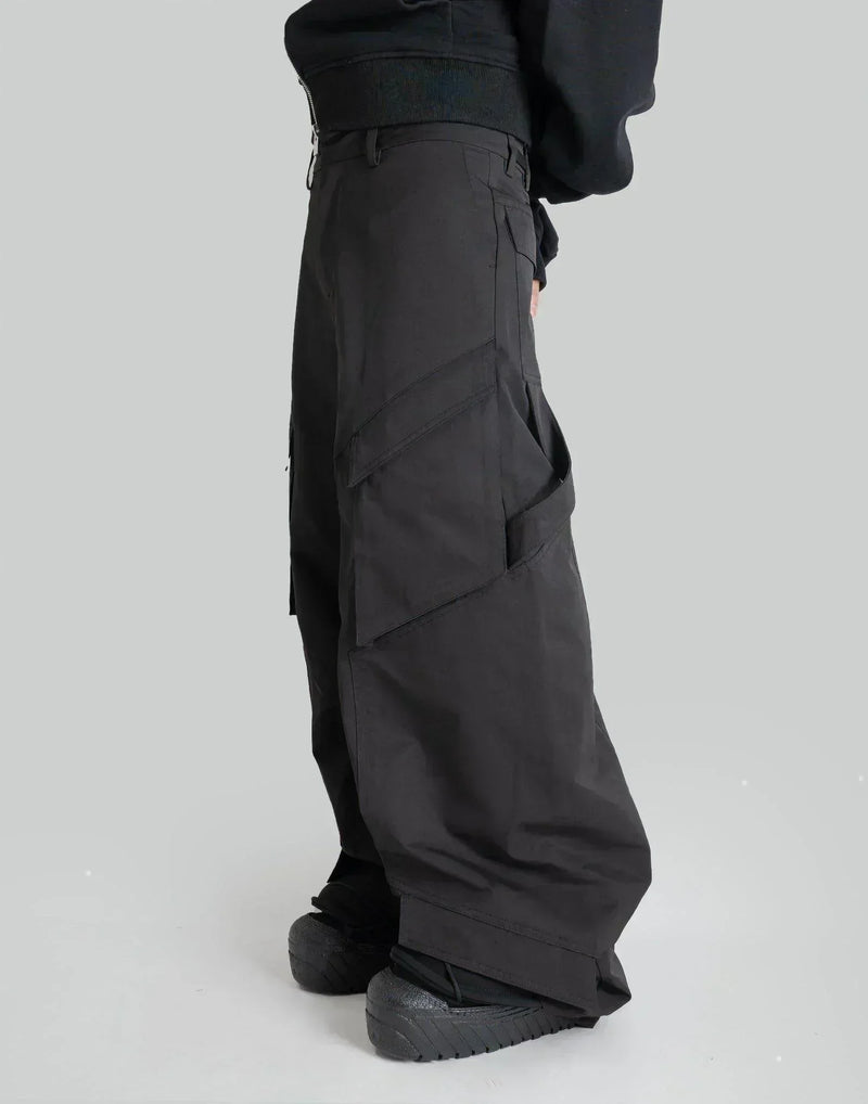 HELIOT EMIL - CELLULAE CARGO TROUSERS - 082plus