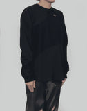 HELIOT EMIL - CONTRAST FABRIC L/S SHIRT - 082plus