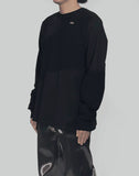 HELIOT EMIL - CONTRAST FABRIC L/S SHIRT - 082plus