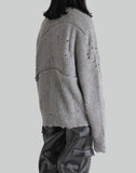 HELIOT EMIL - CONVEX DISTRESSED KNIT - 082plus